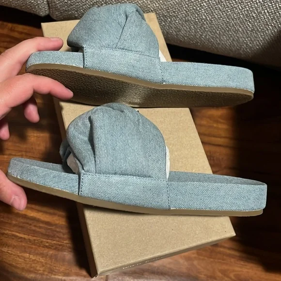 JOHNNY WAS Ojai Sandal in Blue Size 6 - New - Picture 5 of 8